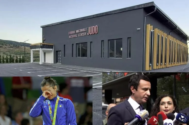 Le Kurt d'Osman est libéré dans de longs discours aucune parole d'opportunité pour Majlinda et Kuka lors de l'inauguration du Centre National de Judo