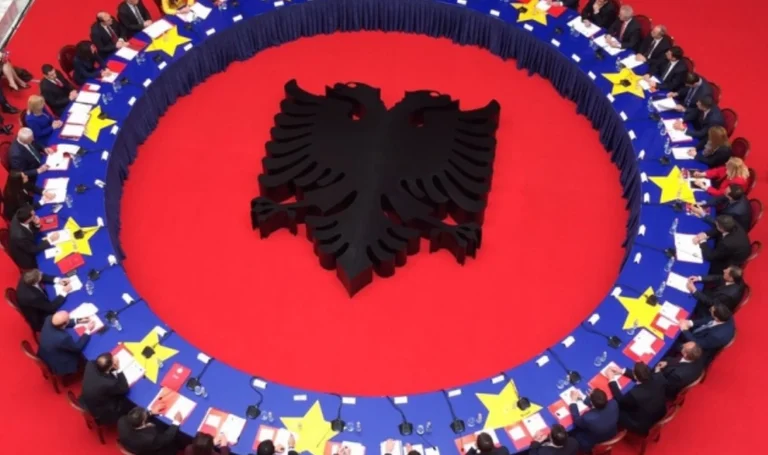 About the shared flag: Kosovo, Albania, joint meeting at end-November