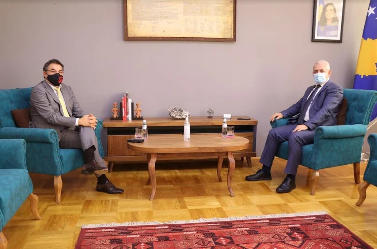 Minister Svechla meets Minister Cuchin: deepening Kosovo-Albania co-operation promised