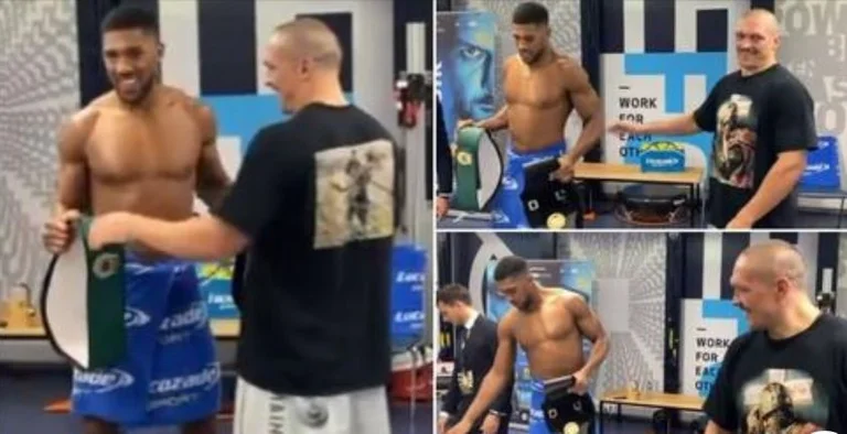 Usyk restituisce i titoli del campione Joshua, gli inglesi scopre se ci saranno revans