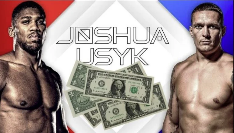 Figure rilevate, questo è quanto milioni Joshua e Usyk vinceranno stasera.