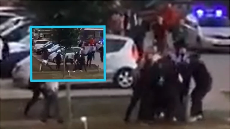 Image published: The moment the people of Agim Bahtiri beat VVu's activists, only because they oppose him.