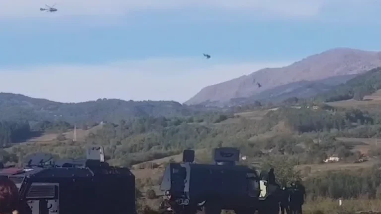 Drei serbische Armeehubschrauber Norden: KFOR sagt “) wir wissen nichts”