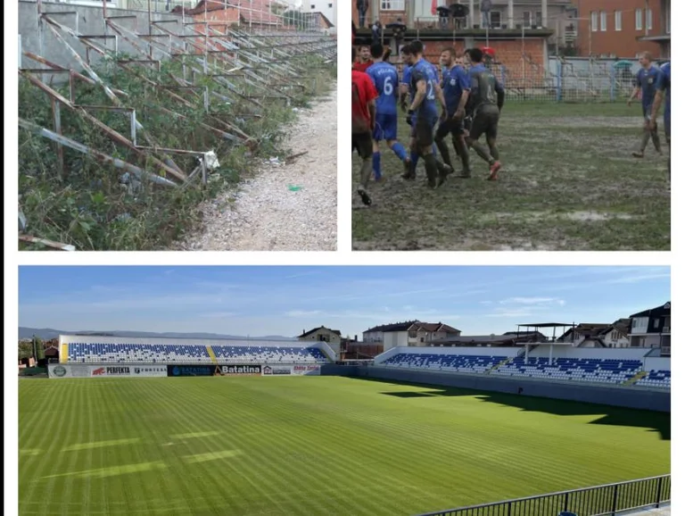 Lap progress sull'infrastruttura dello stadio: Una volta che non abbiamo distinguere i giocatori dal fango