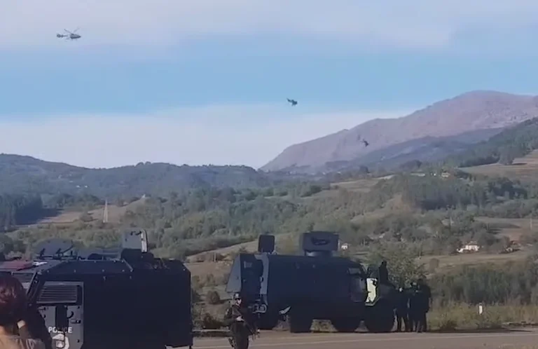 Serbische Medien: Mi-35 Hubschrauber flogen über Kosovo