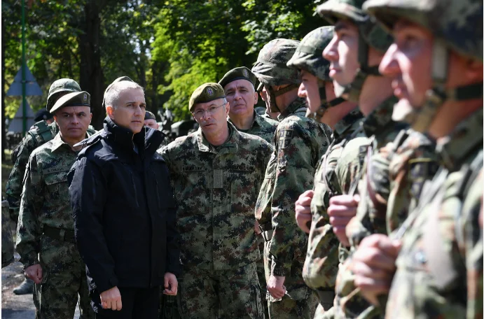 Serbian Army on alert near the Kosovo border, Stefanovic: We'll act as soon as we get the orders from Vuciq.