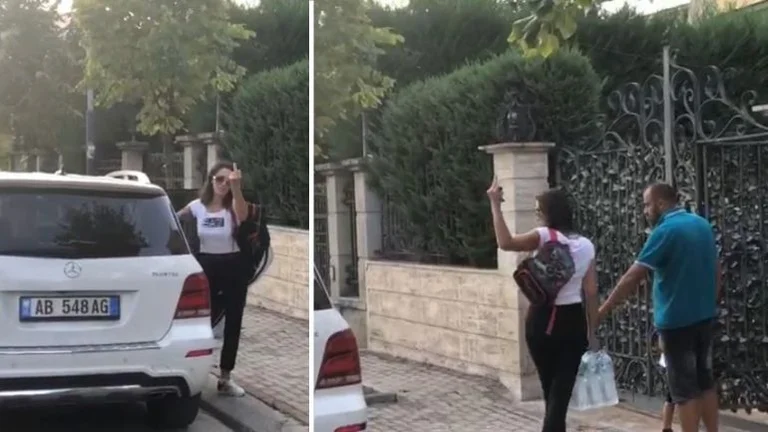 Albanian former chief prosecutor sentenced to two years in prison: His wife tells middle finger to journalists