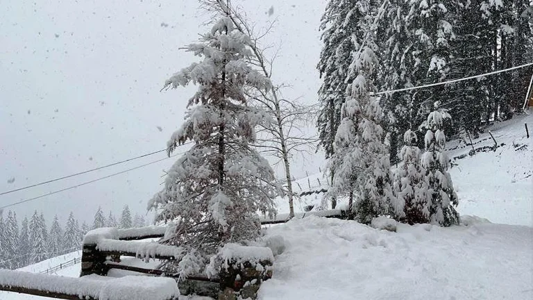 Erster Schnee im Kosovo fällt