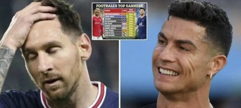 Cristian Ronaldo precede Lionel Messin come giocatore di calcio più pagato del mondo, secondo Firorbes.