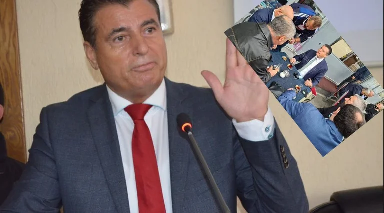 Agim Bahtiri si unisce all'incontro con i candidati per Mitrovica: Russian Tea