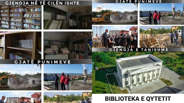The city library in Obilic gets a fresh view, Dzafer Gashi happy for fulfilling another promise