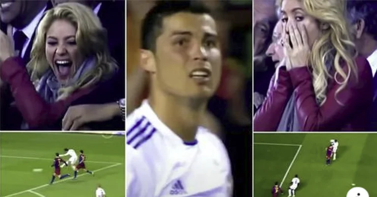 Der Tag, an dem Cristiano Ronaldo Shakiran machte, bedauerte, dass er Spaß macht, nachdem er seine Chance bei El Classic verlor.