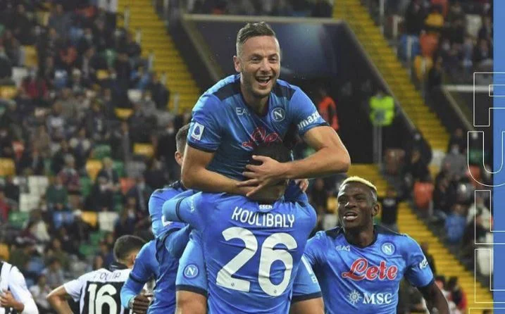 Kampf in der Bildung der Woche in Serie A