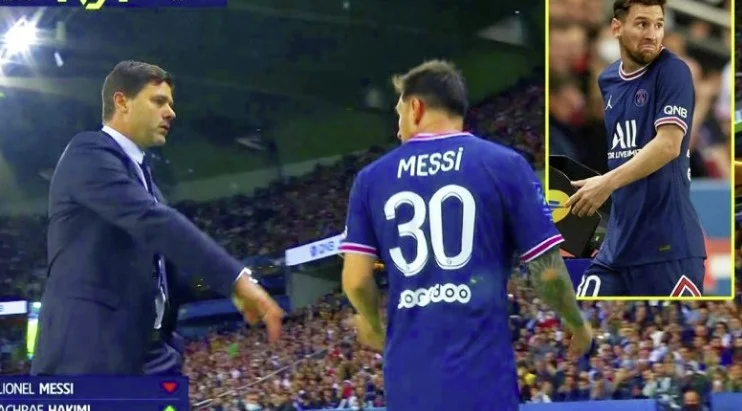 Pochettino zbulon çka i tha Messi pasi e zëvendësoi në mënyrë kontraverse kundër Lyonit