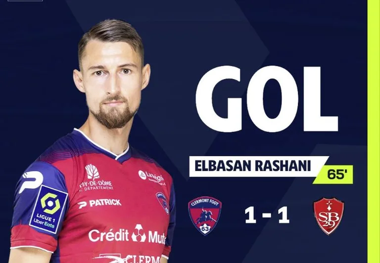 Rashani shënon për Clermont