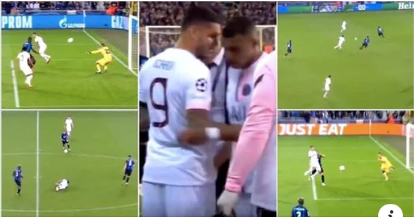Pamjet e paraqitjes së Icardit për PSG-në kundër Club Brugge, janë në fakt të dhimbshme të shikohen