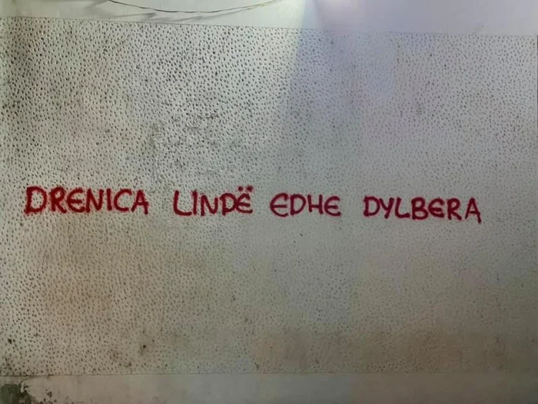 “Drencia lind edhe dylbera”, Drenasi mbushet me grafite