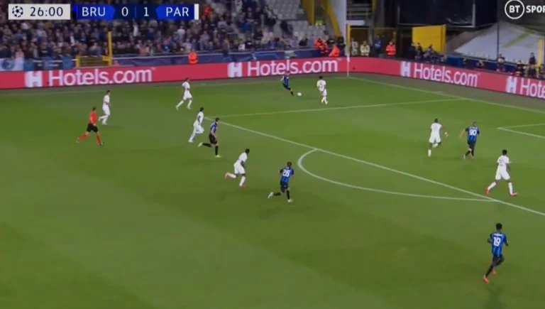 Brugge shokon Messin, Neymarin e Mbappen: Barazon rezultatin kundër PSG-së me një supergol