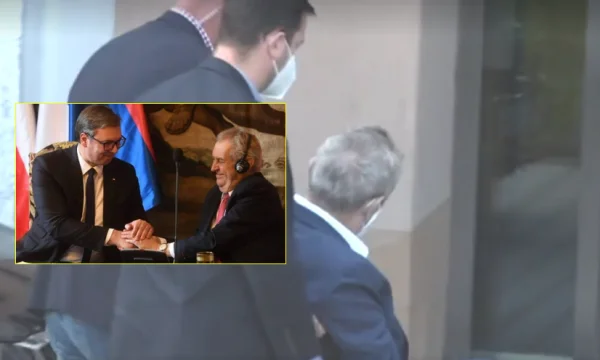 tschechischer Präsident, bekannt als Kosovos größter Gegner für das Krankenhaus