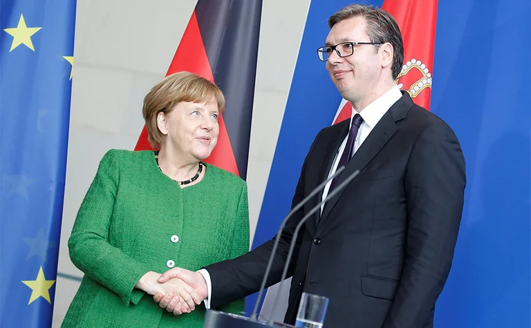Vuchy addresses the citizens: We showed Chancellor Merkel how hospitable we are
