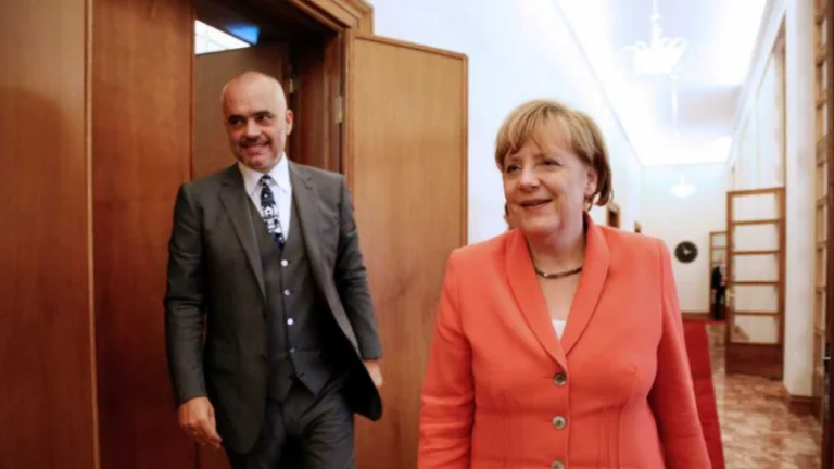 Strong plan for Albania Chancellor Angela Merkel's visit