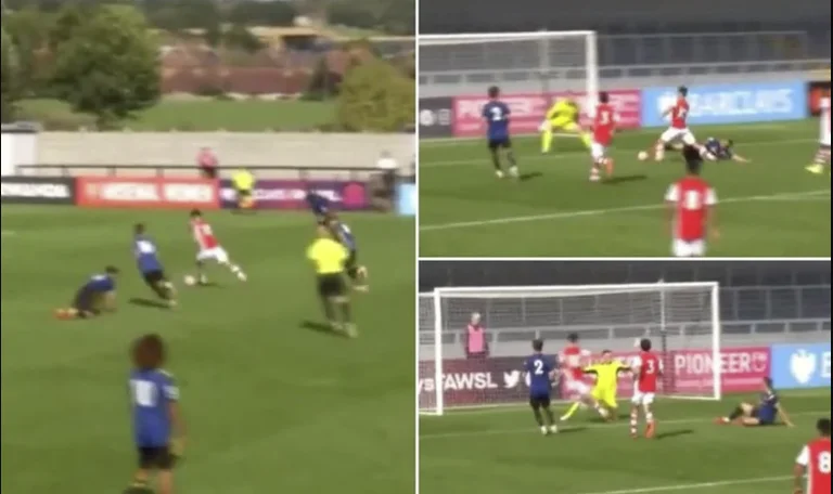17-year-old Arsenal shames the two Man Utd stars, video becomes viral