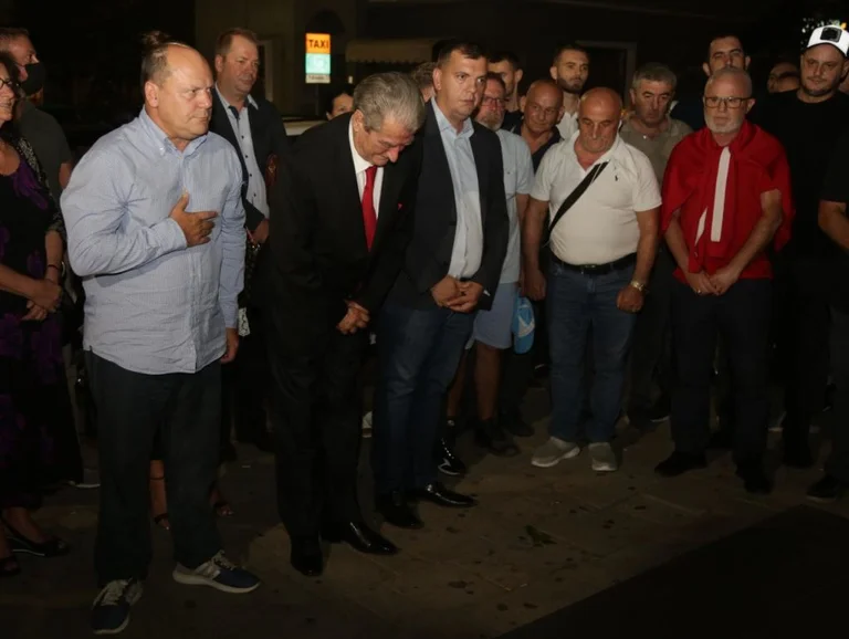 La sera prima del busto di Azem Hajdari: Basha ha solo interessi personali.