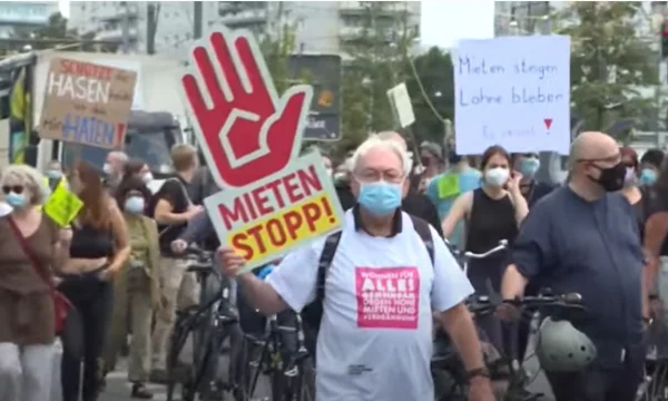 Home rents in Germany mount, protests