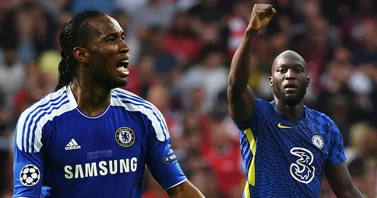 Drogba befreit Luke nach der Gadah, dass die Belgier während des Torfestivals gemacht haben