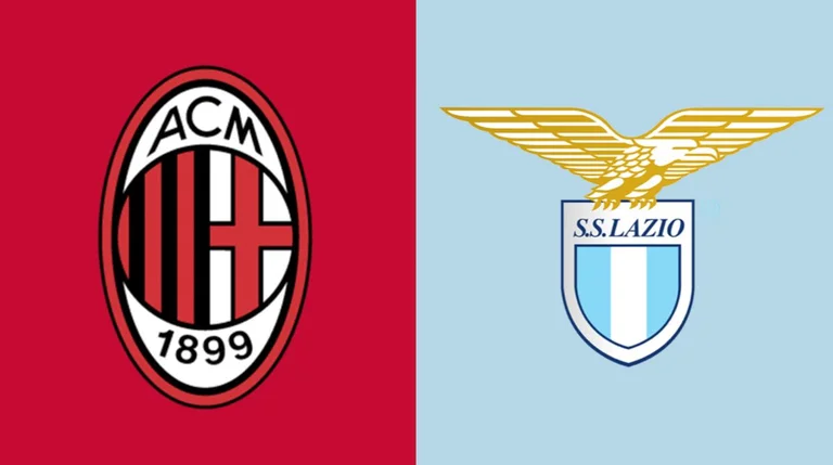 Official formations: Milan ) Lazio