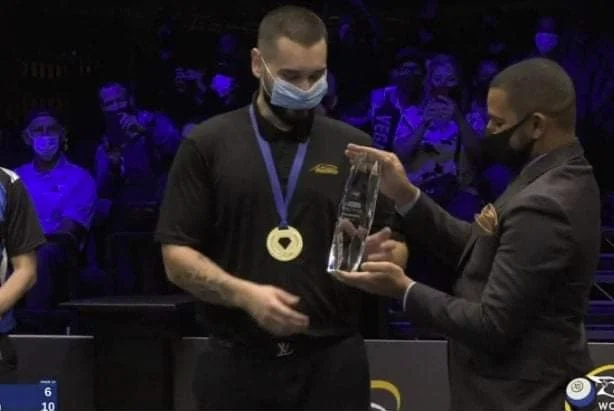 Eklent Kaci, 22-year-old Albanian bilardo champion