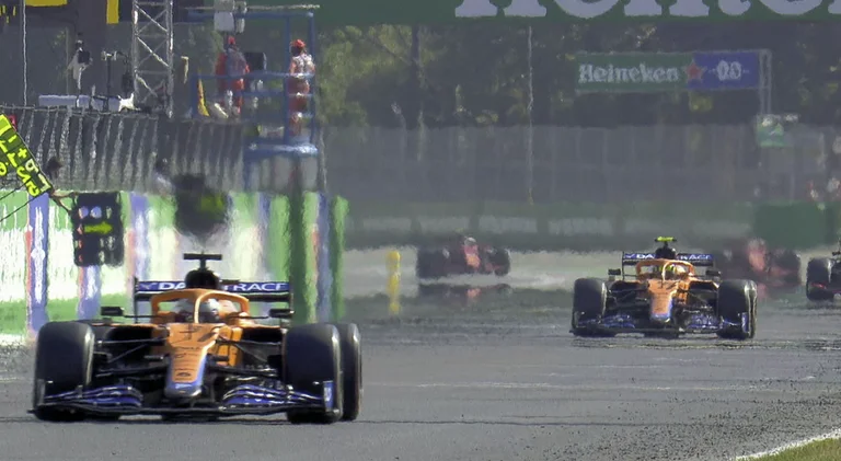 McLaren remporte le GP italien, Riccardo le plus rapide sans Hamilton et Verstappen dans la course
