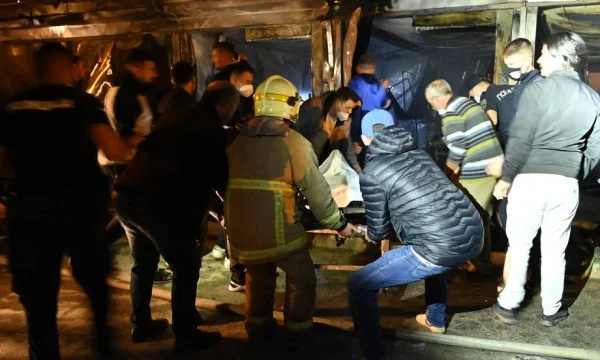 This is the witness at the burnt hospital in Tetovo: Fire started from the power cut