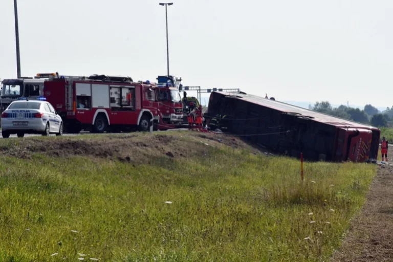 Released from passenger hospital on Kosovo bus that was accident in Croatia
