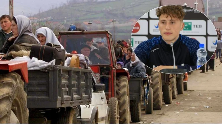 Vojvodina account for Marcha: Hidden under a tractor, bombs, nights in the woods, separated by his father