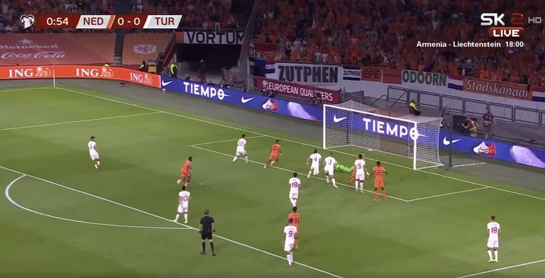 Goli që sapo ka shënuar Holanda kundër Turqisë qysh në minutën e PARË, është thjesht kënaqësi të shikohet