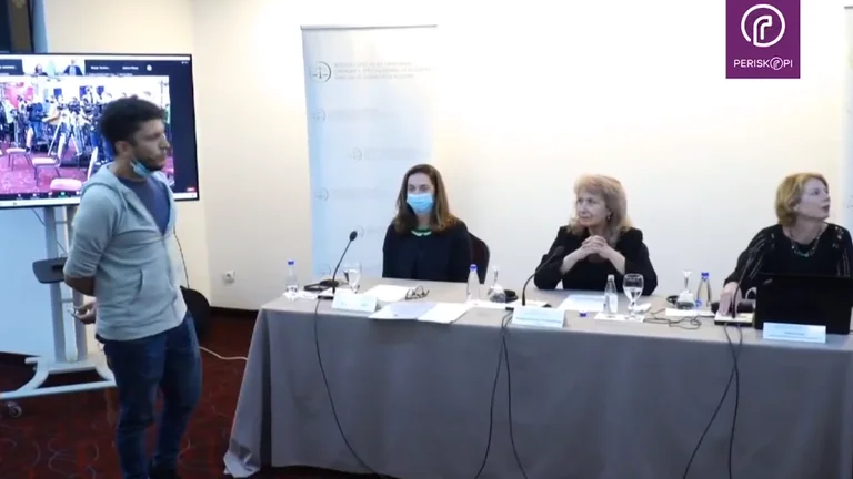 ‘Vyshket’ trendafili: Qe çka i thanë Trendafilovas dy protestuesit e sotëm?