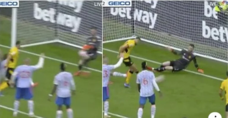 La sensacional expectativa de David de Gea anoche es el sueño de cada portero