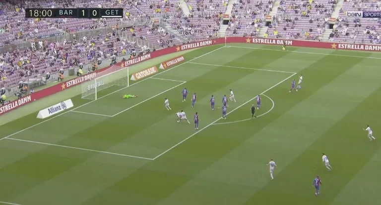Das Ziel, das Sandro Ramirez gerade gegen Barcelona erzielt hat, ist wahre Schönheit