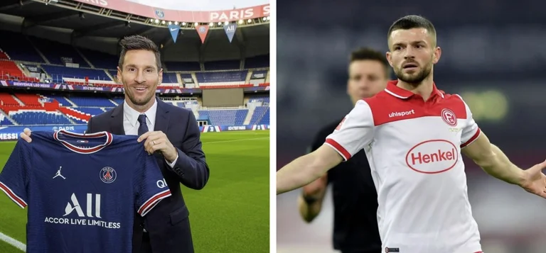 Aquí viene el día: Messi debouron con SPG contra Valon Berisha esta noche. Está invitado al equipo por primera vez.
