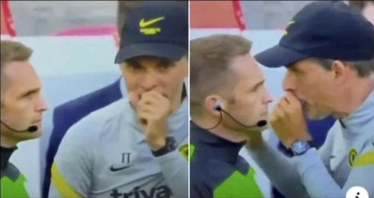La registrazione video di Thomas Tuchel di Eminem all'orecchio del giudice di ieri sera è diventata virale.