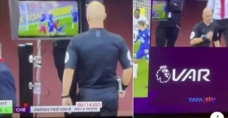 Les fans de Chelsea ont frustré le juge qui n'a examiné le cas de la carte rouge que deux secondes.