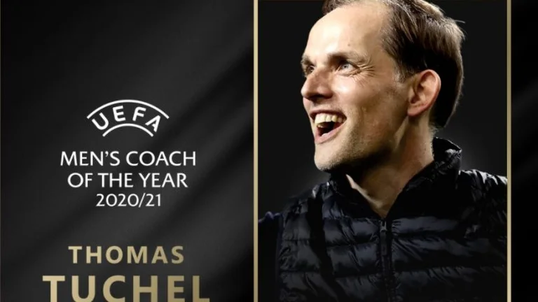 Thomas Tuchel, of course, the best coach of last season in the League Champions.
