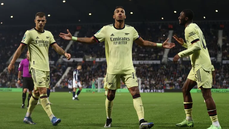 Arsenal dà segni di miglioramento, vince il WBA con sei gol alla EFL Cup