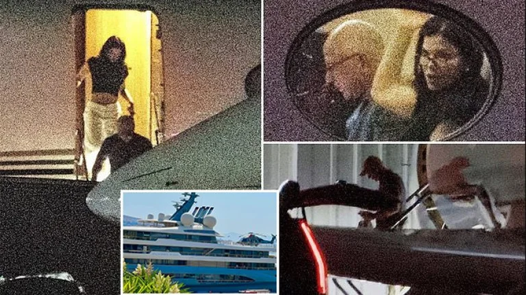 Jeff Bezos ist mit seiner Freundin in Los Angeles fotografiert, die Yacht an der Küste von Saranda ist für die Versorgung und das Waschen von Abwasserablagerungen