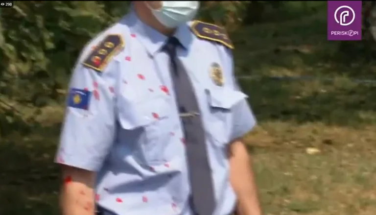 Die Polizei hat Blut an ihren Händen. Die Demonstranten in Ferizaj jagen die Polizei rot (Foto)
