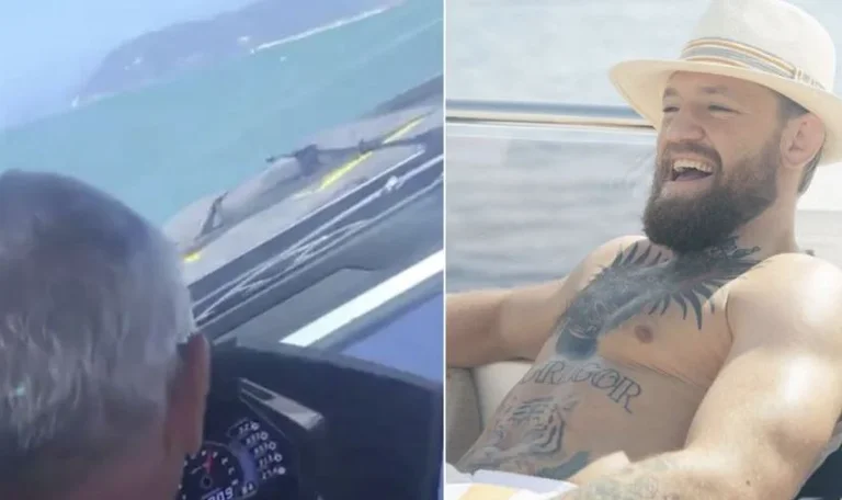McGregor annuncia seguaci sul suo yacht Lamborghini rileva una velocità enorme