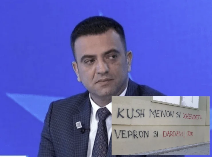 “Kush menon si Xhevdeti, vepron si Dardani”, grafite kundër analistit pas statusit për vajzat dhe Audi-n