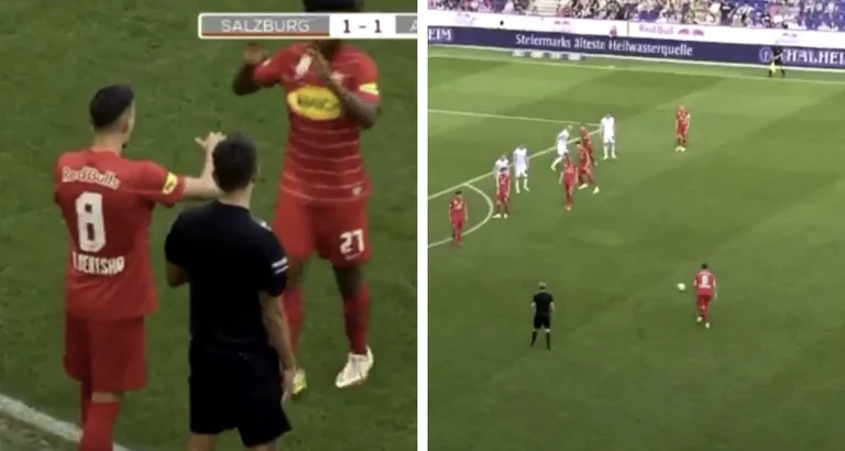 Spektakolare: Momenti kur Mërgim Berisha futet në lojë dhe shënon eurogol me prekjen e parë nga gjuajtja e lirë