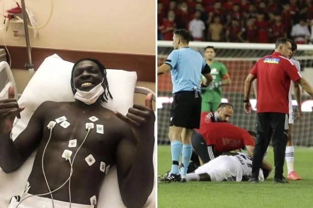 Shqetësuese: Mbrojtësi i Besiktasit kolapson në fushë gjatë ndeshjes dhe dërgohet me urgjencë në spital
